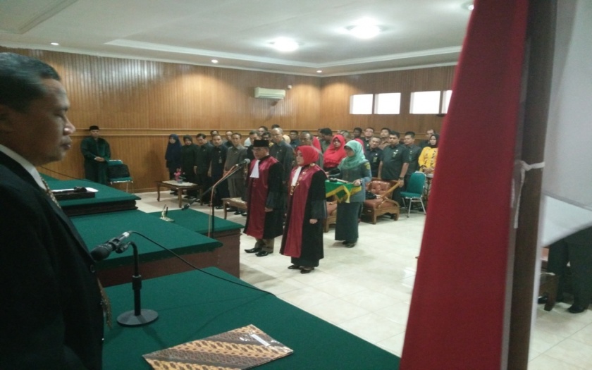 Acara Pengambilan Sumpah, Pelantikan dan Serah Terima Jabatan Ketua Pengadilan Negeri Lubuk Sikaping