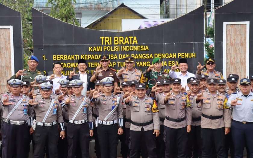 Apel Gelar Ops Keselamatan Singgalang 2025